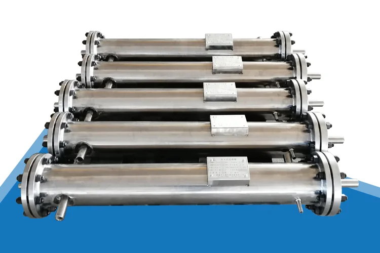 Heat exchanger and jackets