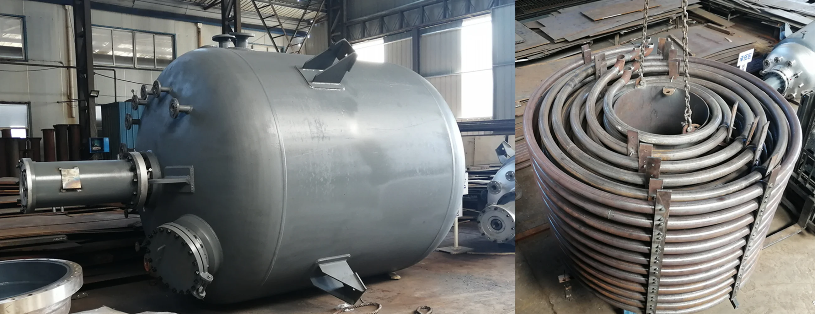 High pressure hydrogenation reactor
